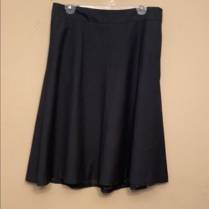 ❤️Sale 3 for $25 Black a-line midi skirt Merona 8